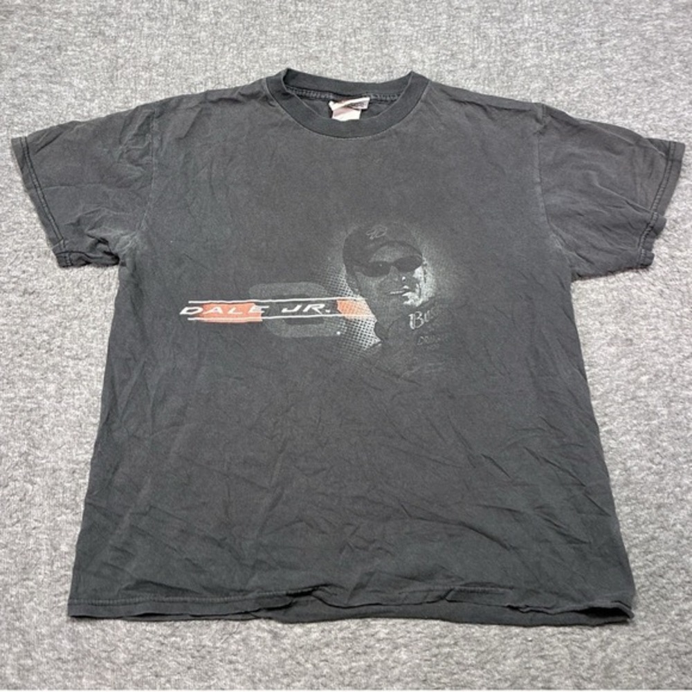 Winners Circle Dale Earnhardt Jr Shirt Mens‎ Medium Red NASCAR Short Sleeve